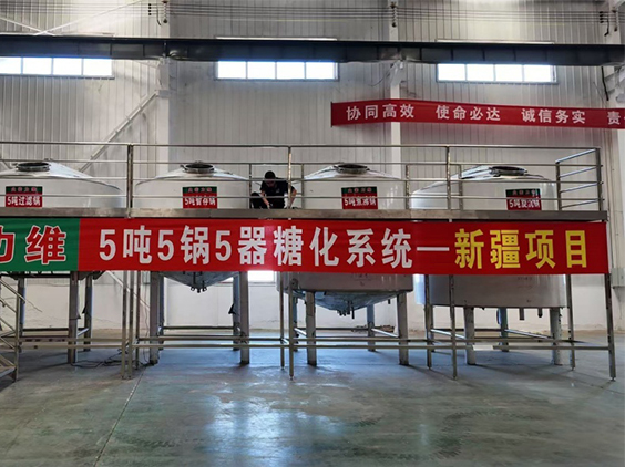 德阳精酿啤酒设备厂—5吨精酿啤酒设备—新疆项目